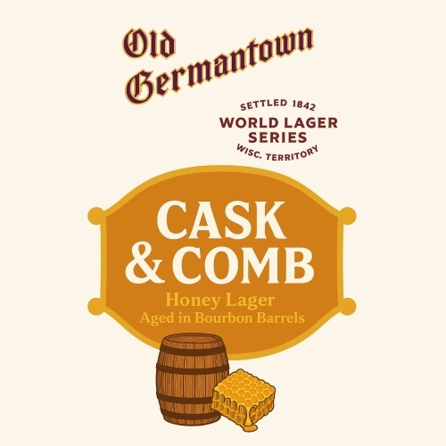 Old Germantown Cask & Comb beer Label Full Size
