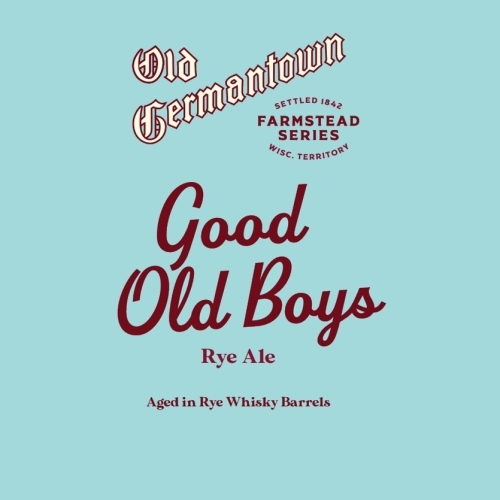 Old Germantown Good Old Boys beer Label Full Size