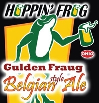 Hoppin’ Frog Gulden Fraug beer Label Full Size