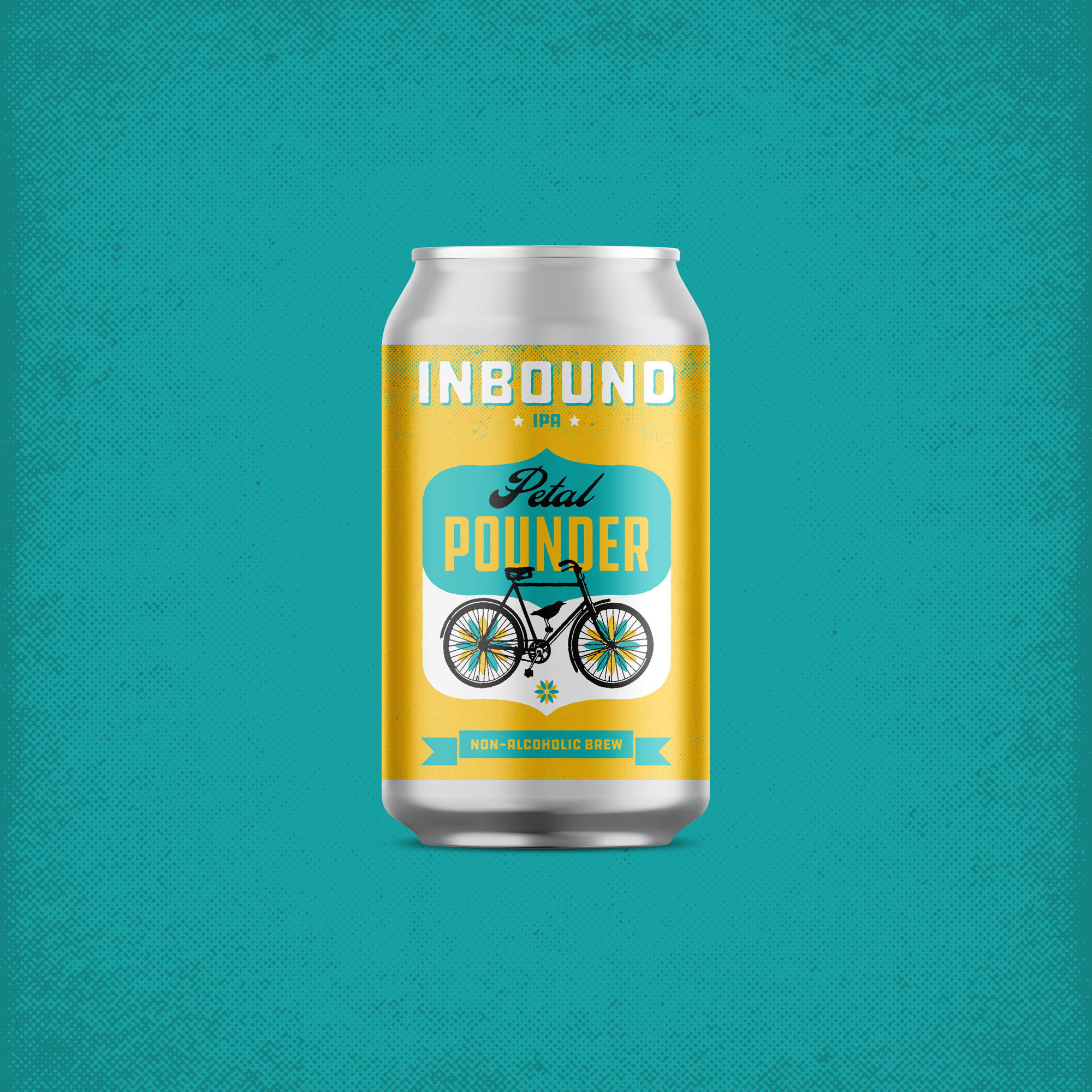 Inbound Petal Pounder: IPA beer Label Full Size