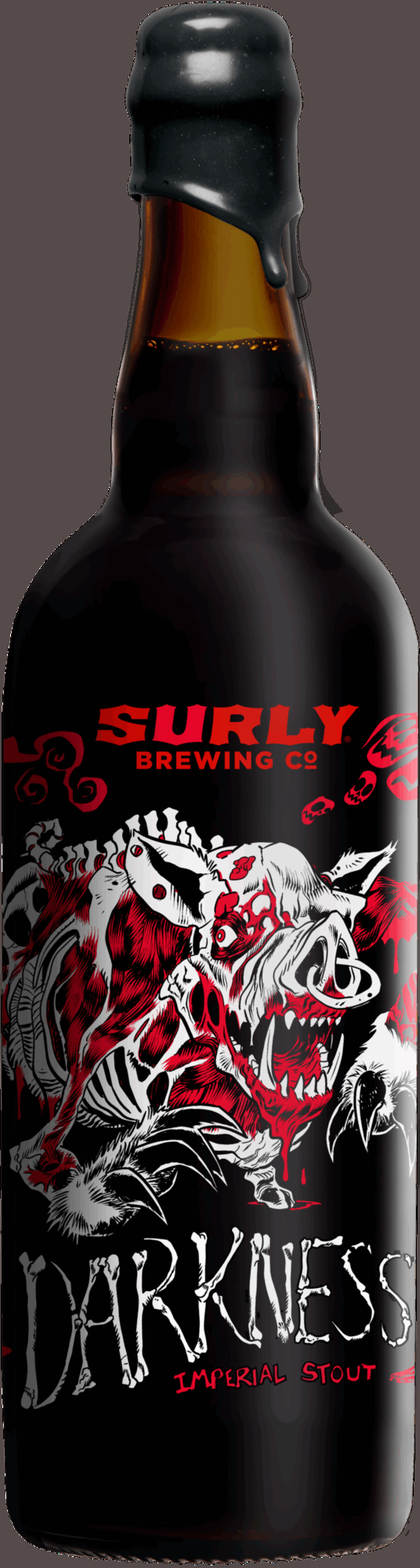 Surly Darkness (2025) Barrel-Aged beer Label Full Size