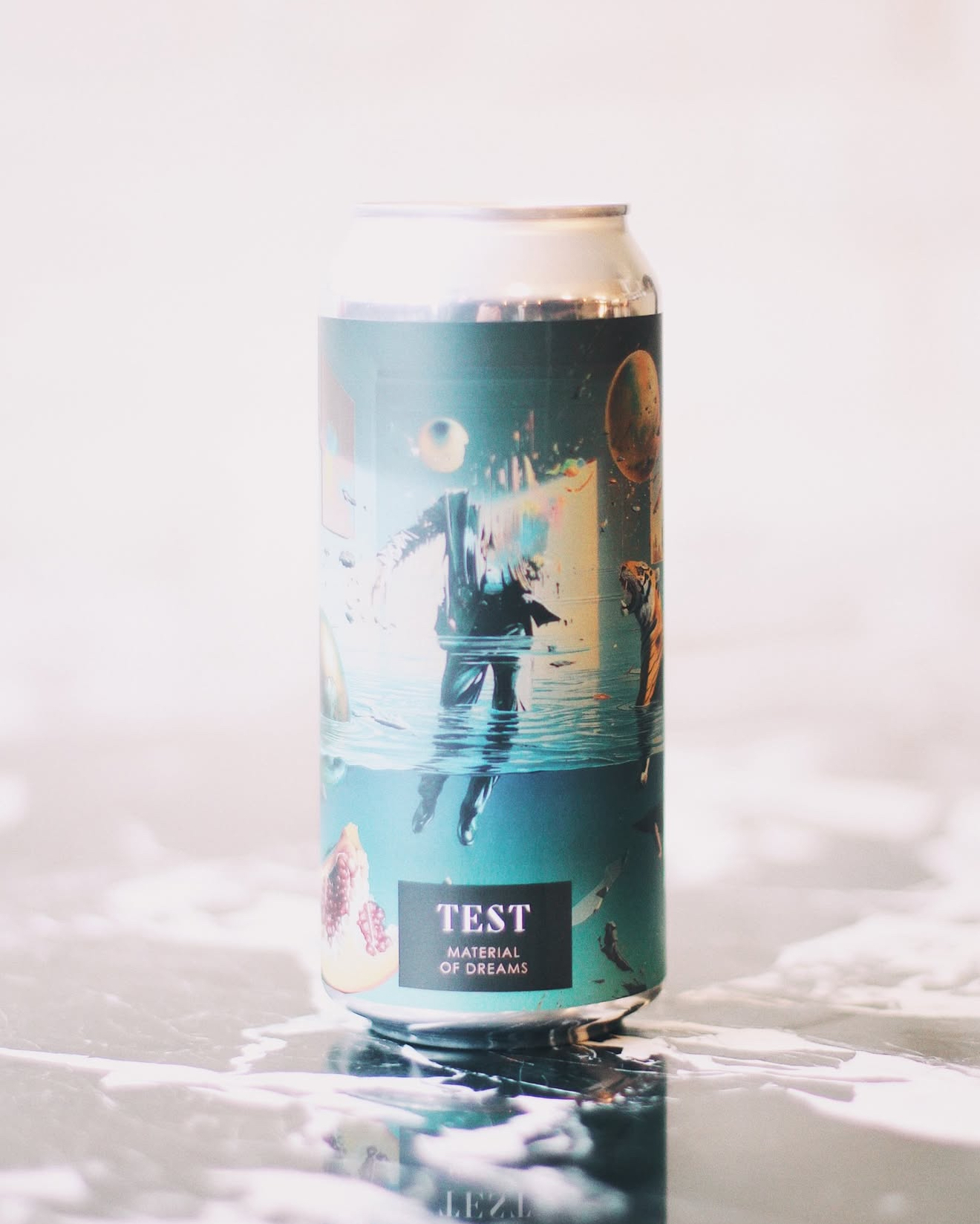 Test Materials Of Dreams beer Label Full Size