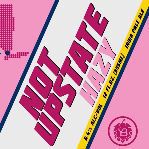 Yonkers Not Upstate Hazy beer Label Full Size