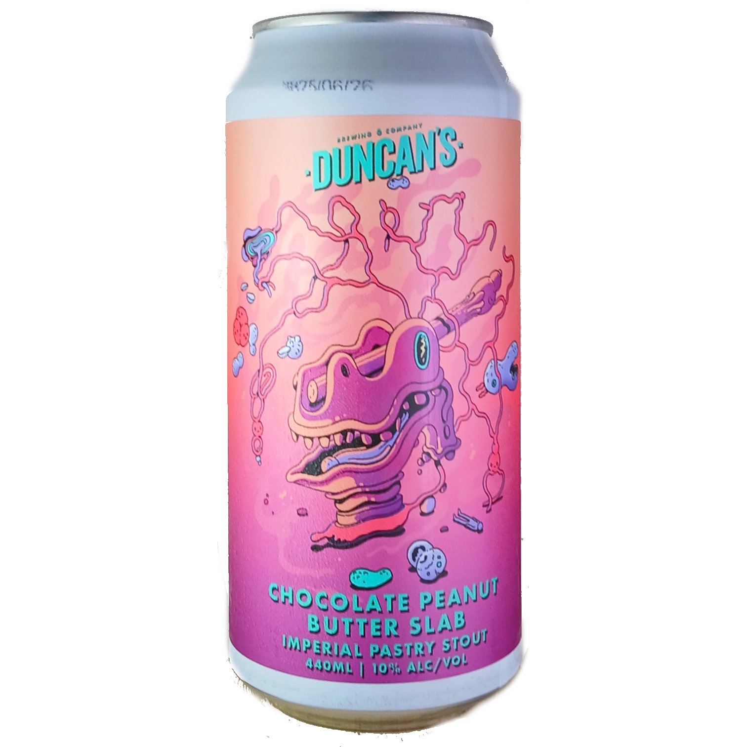 Duncan's Chocolate Peanut Butter Slab beer Label Full Size