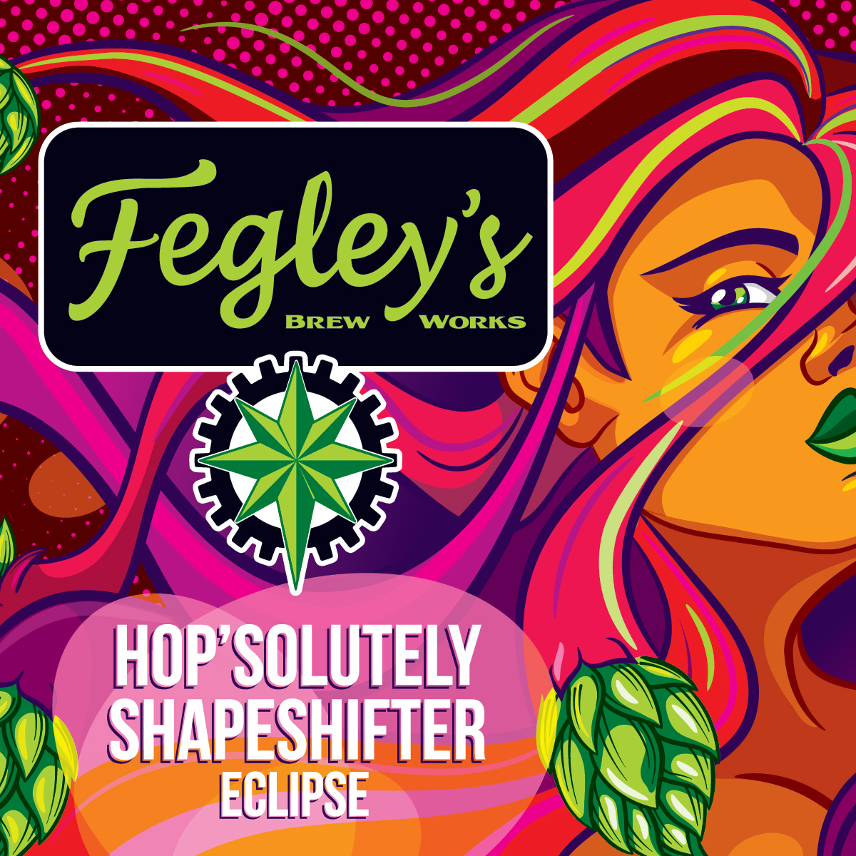 Fegley's Hop'solutely Shapeshifter – Eclipse beer Label Full Size