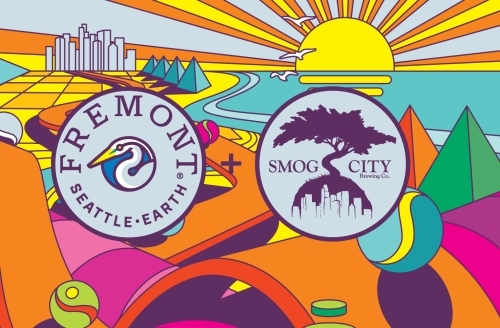 Fremont + Smog City Goin' 2 CA beer Label Full Size