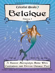 Celestial Belgique beer Label Full Size