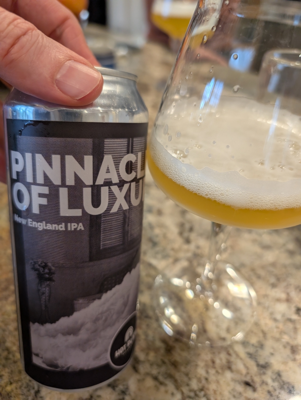 Hot Plate Pinnacle Of Luxury beer Label Full Size