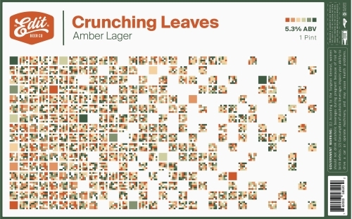Edit Crunching Leaves beer Label Full Size