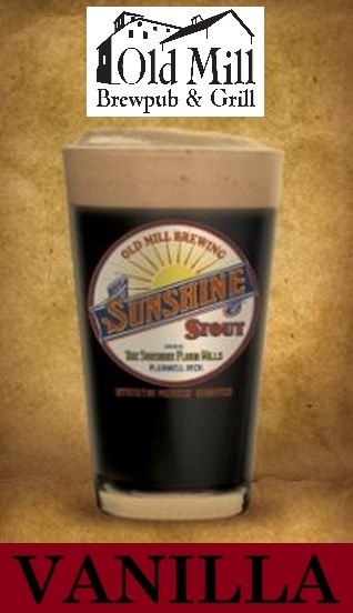 Old Mill Vanilla Sunshine Stout beer Label Full Size