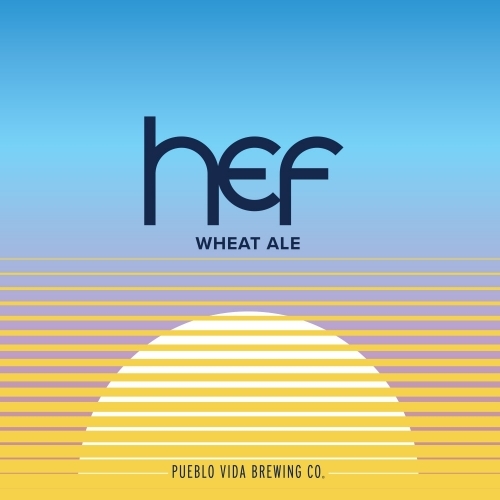 Pueblo Vida Hef beer Label Full Size
