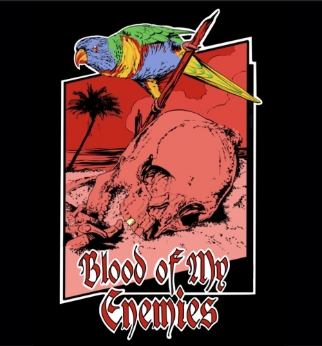 Dark Sky Blood Of My Enemies beer Label Full Size