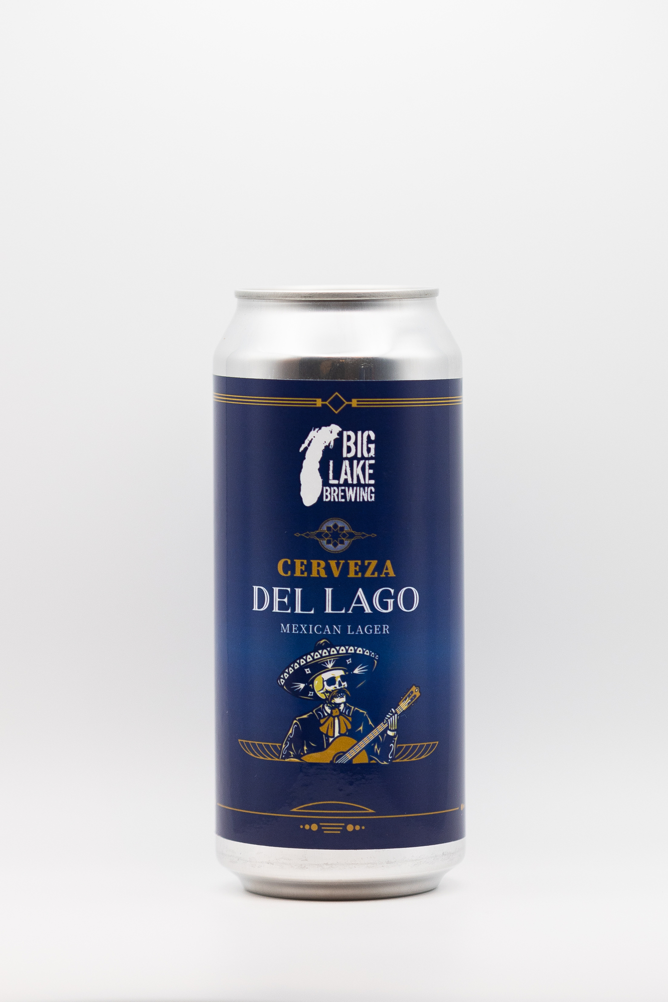 Big Lake Cerveza Del Lago beer Label Full Size
