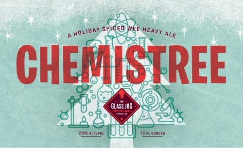 The Glass Jug Chemistree beer Label Full Size