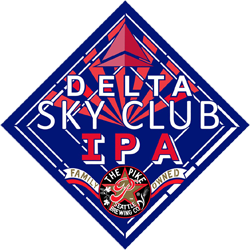 Pike Delta Sky Club beer Label Full Size