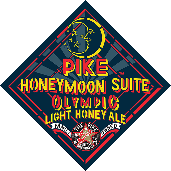 Pike Olympic Honeymoon Suite beer Label Full Size