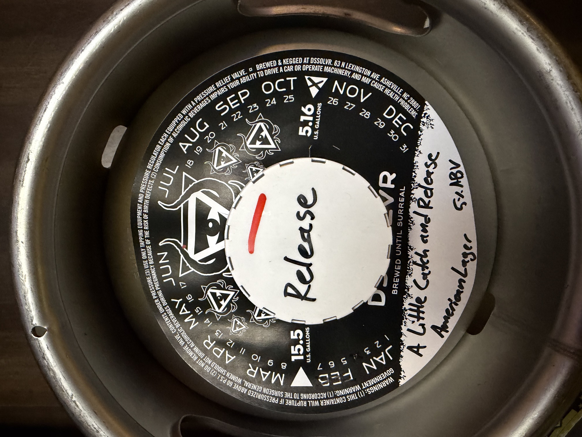 DSSOLVR Catch and Release (Billy Strings) beer Label Full Size