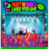 Runaway Train Brewery + Monhegan Party On The Patio beer Label Full Size