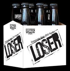 Elysian Barrel Aged Loser beer Label Full Size