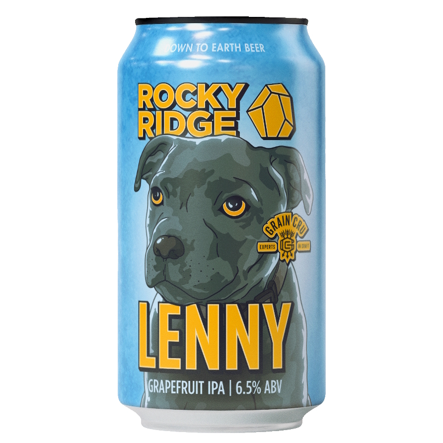 Rocky Ridge Lenny beer Label Full Size