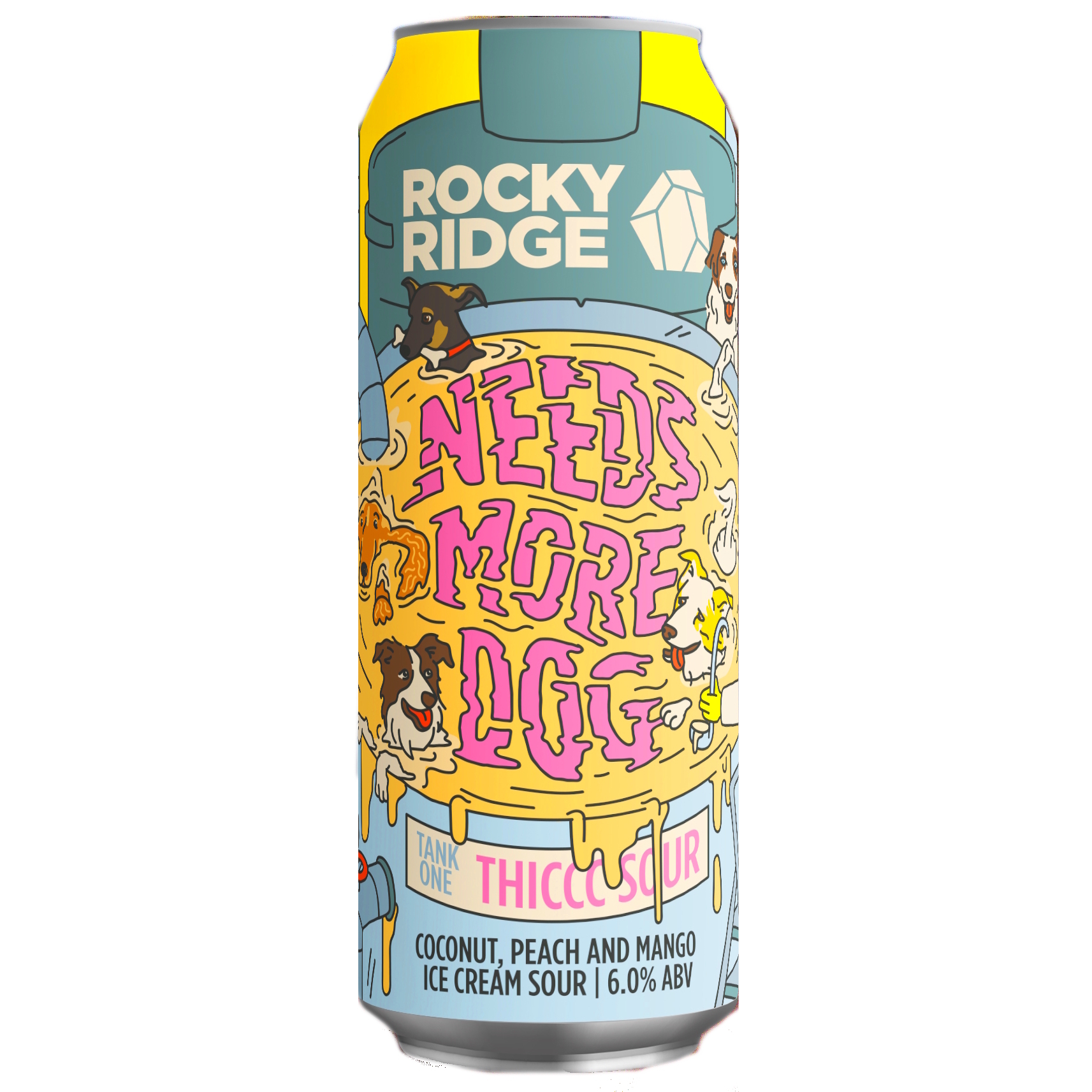 Rocky Ridge Needs More Dog beer Label Full Size