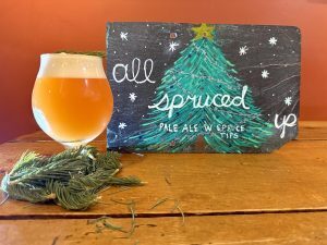 Throwback All Spruced Up beer Label Full Size