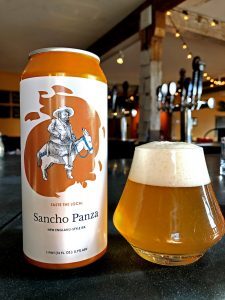 Throwback Sancho Panza beer Label Full Size