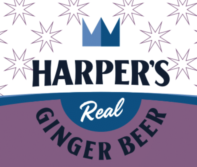 The Glass Jug Harper's Blackberry Sage beer Label Full Size