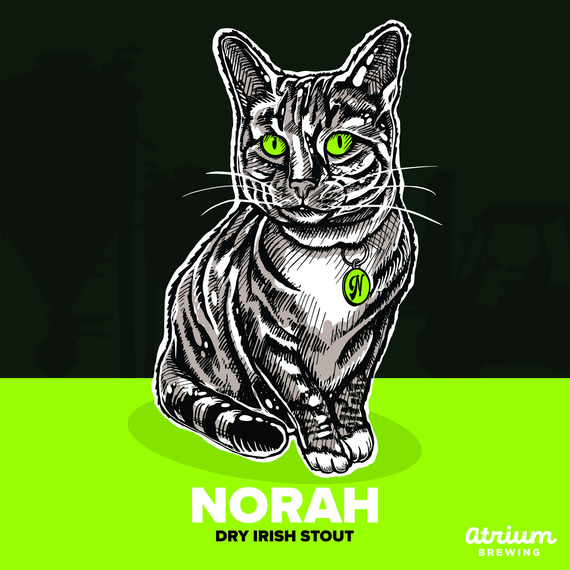 Atrium Norah beer Label Full Size