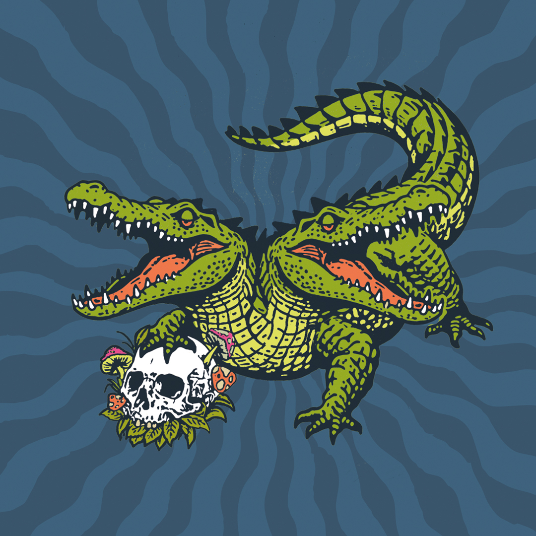 Tripping Animals + Angry Chair Split Instinct beer Label Full Size