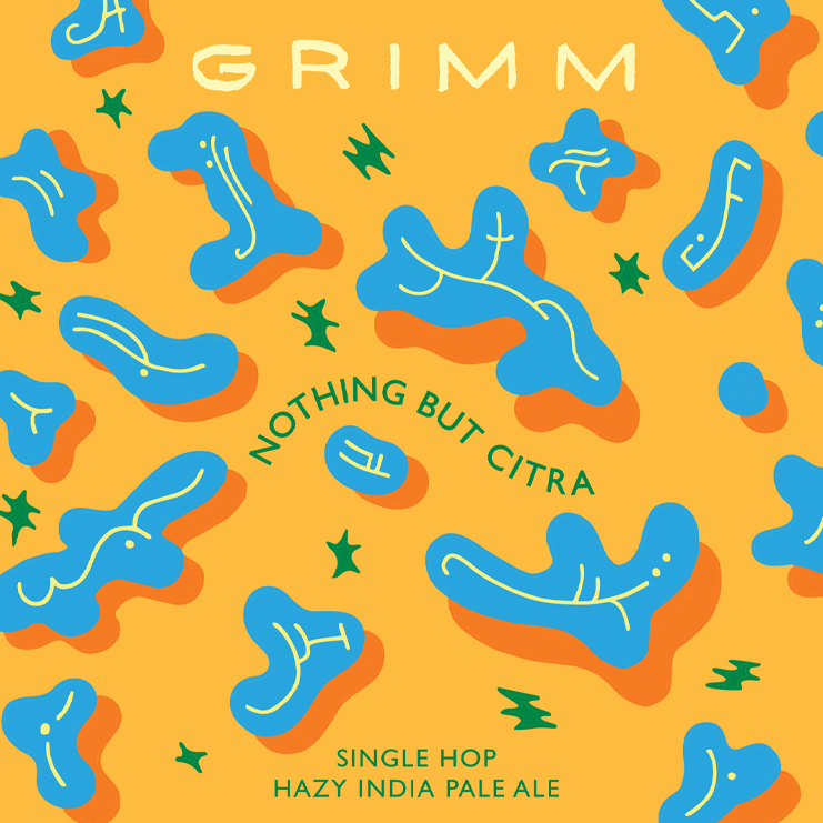 Grimm Nothing But Citra beer Label Full Size