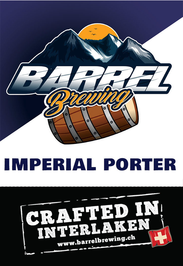 Barrel Imperial Porter beer Label Full Size