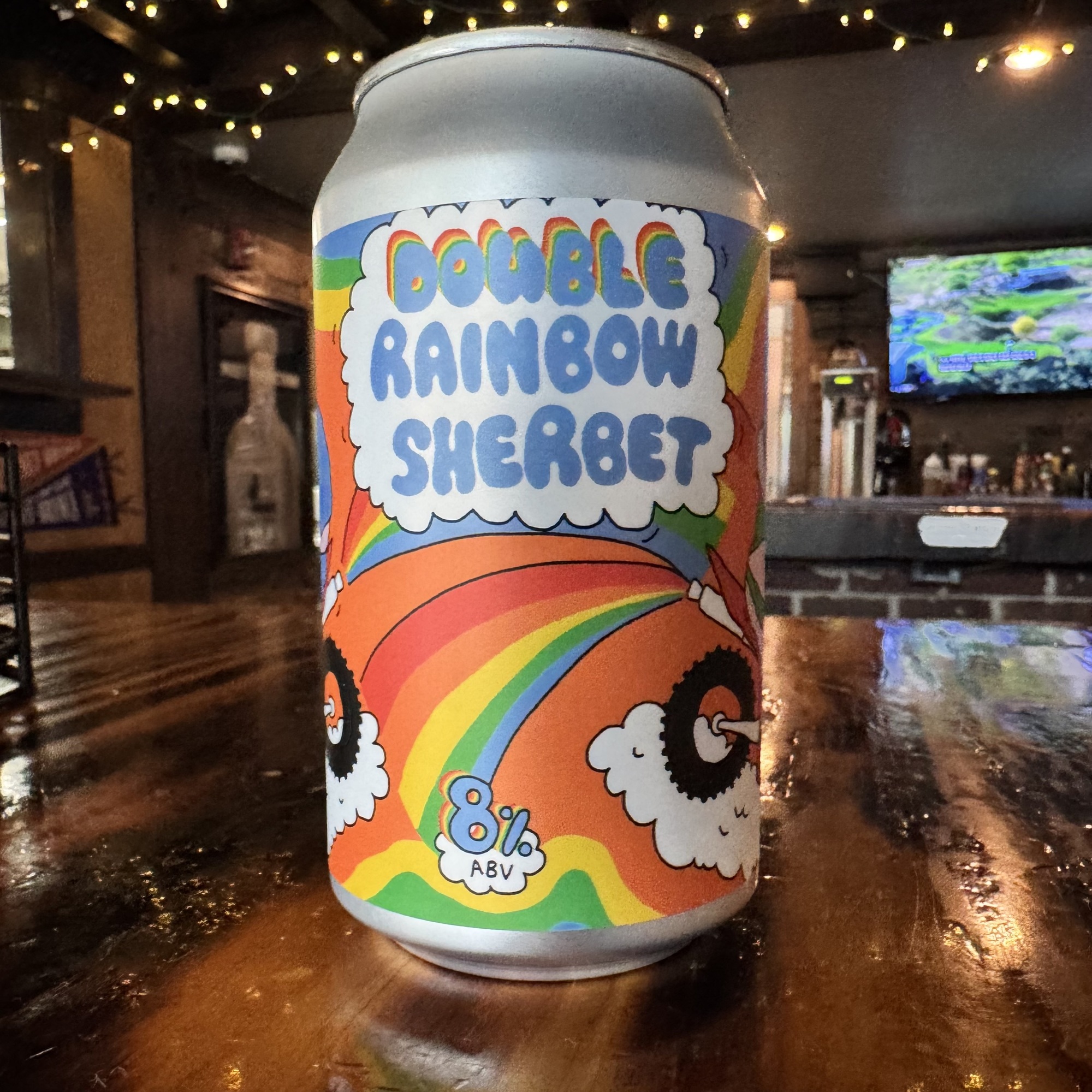 Prairie Double Rainbow Sherbet beer Label Full Size