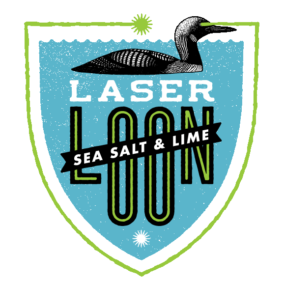 Inbound Laser Loon Sea Salt & Lime beer Label Full Size