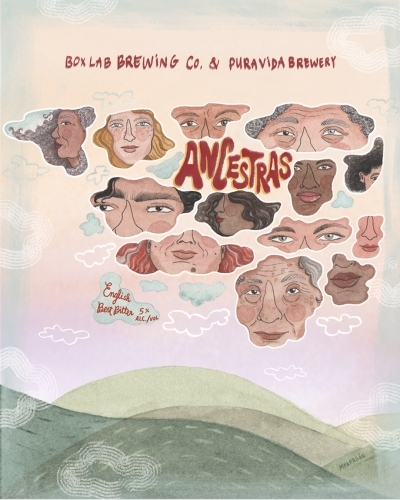 Pura Vida Ancestras beer Label Full Size