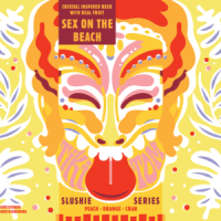 Badger State Tiki Tom Series: Sex On The Beach beer Label Full Size