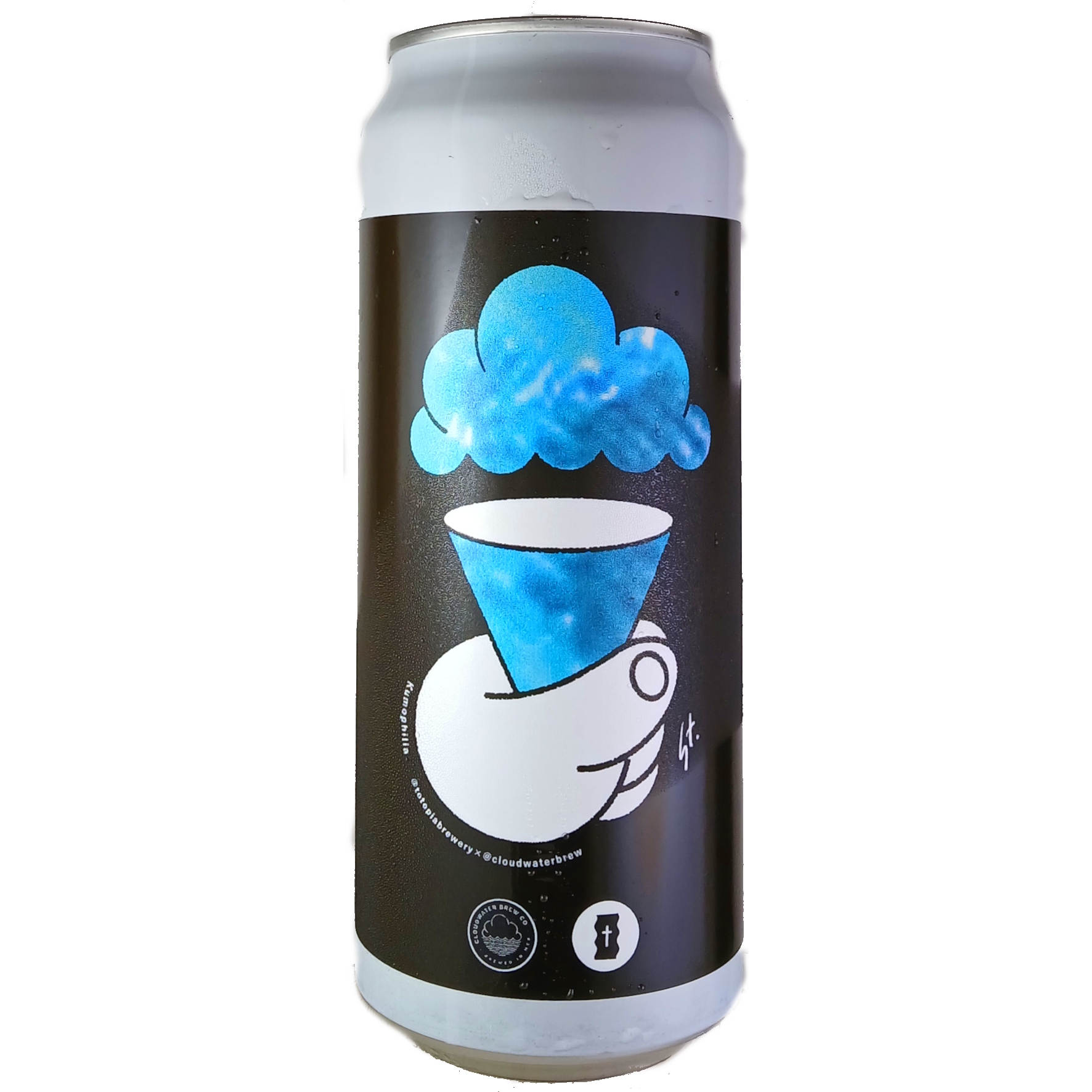 Totopia + Cloudwater Kumophilia beer Label Full Size