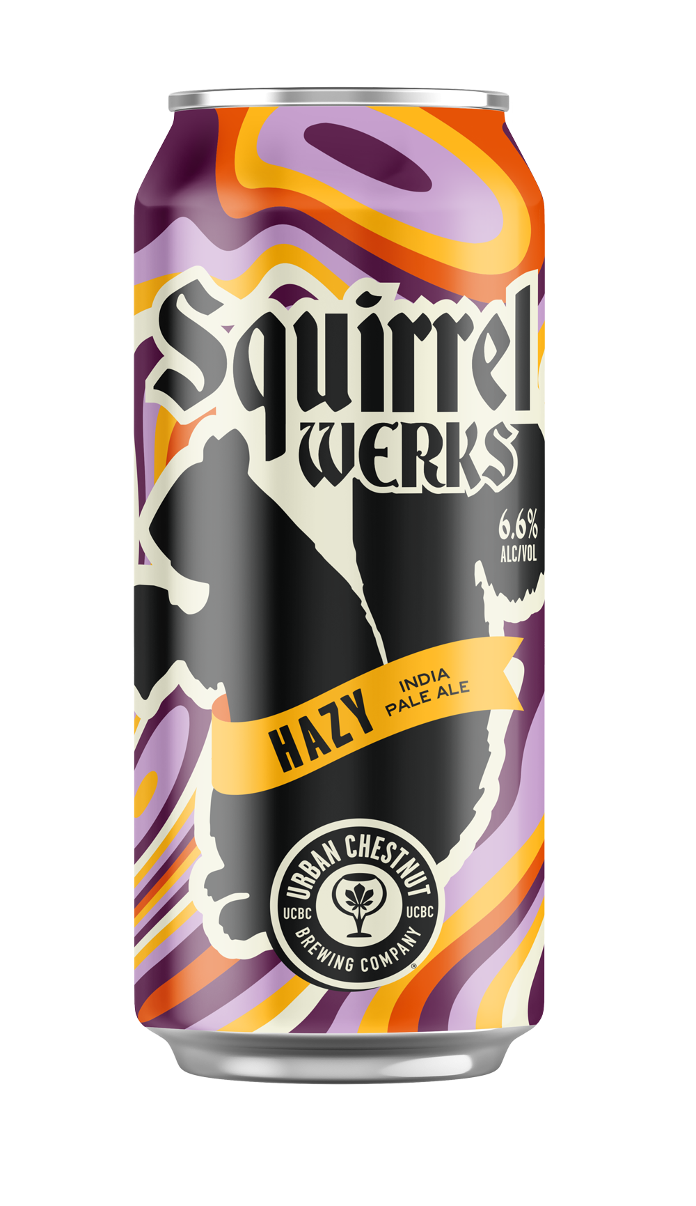 Urban Chestnut Squirrel Werks beer Label Full Size
