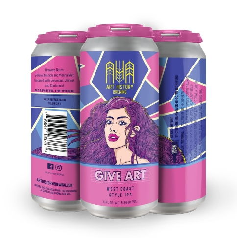 Art History Give Art beer Label Full Size