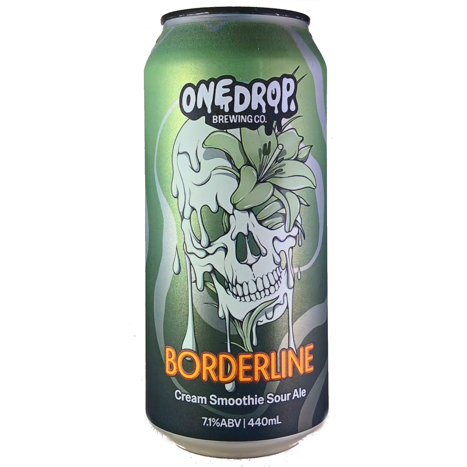 One Drop Borderline beer Label Full Size