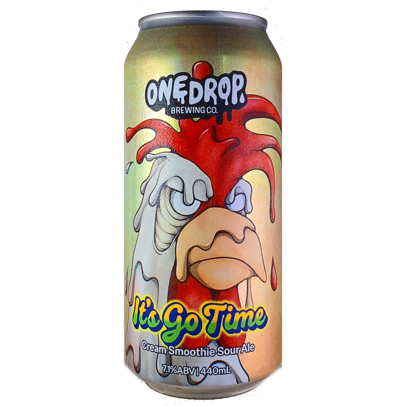 One Drop It's Go Time beer Label Full Size