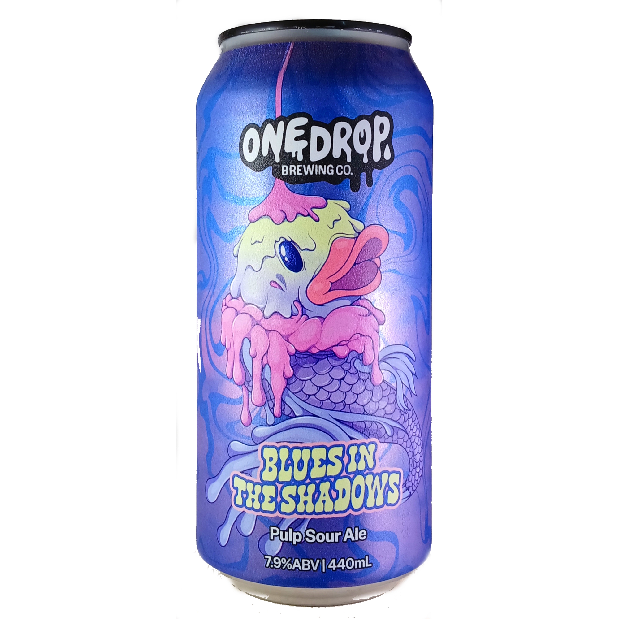 One Drop Blues In The Shadows beer Label Full Size