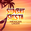 Galveston Island Sunset Siesta beer Label Full Size