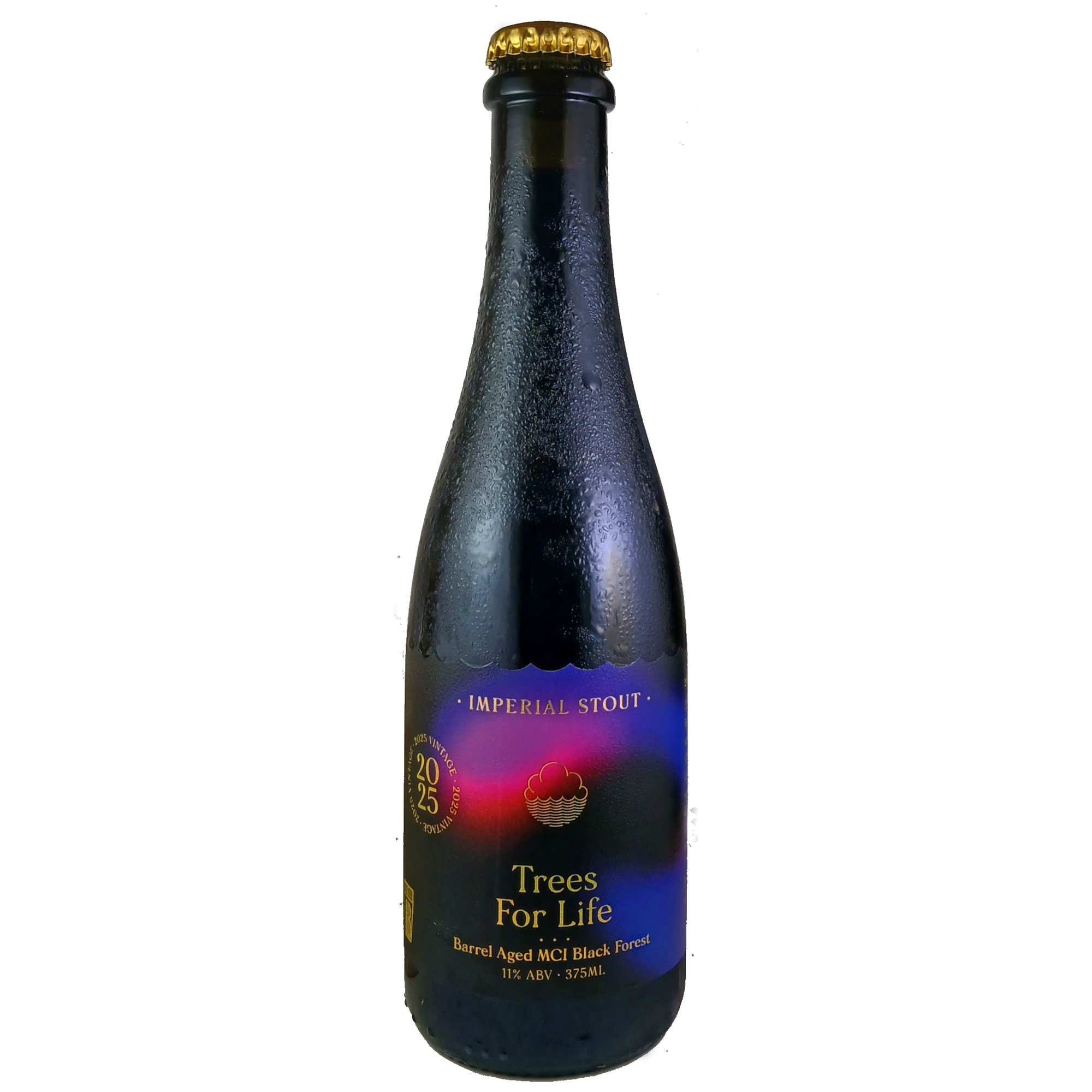 Cloudwater Trees For Life beer Label Full Size