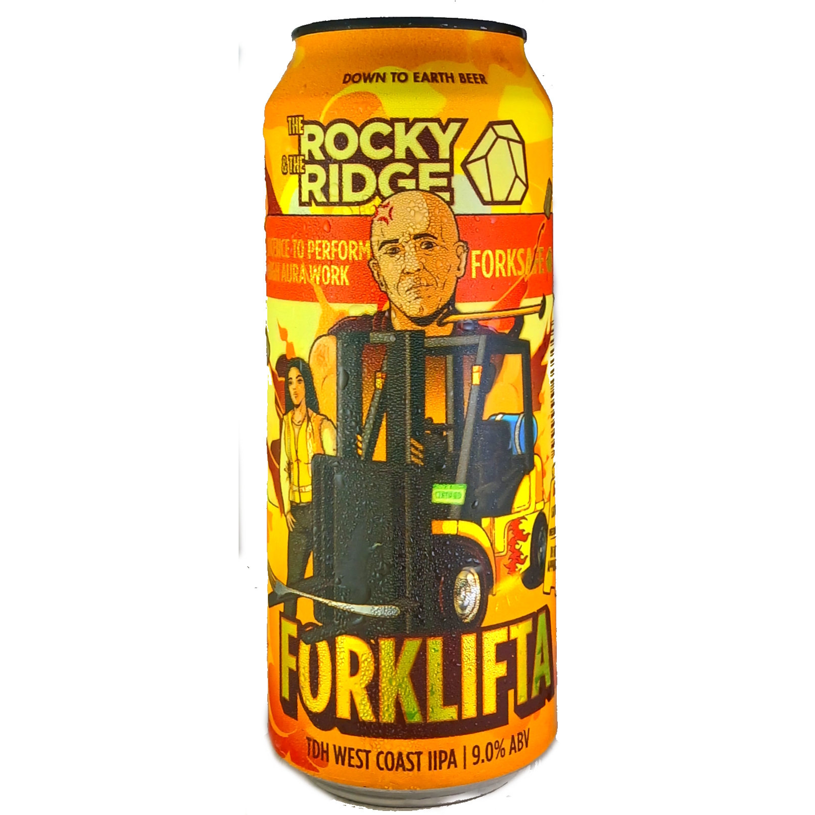 Rocky Ridge Forklifta beer Label Full Size