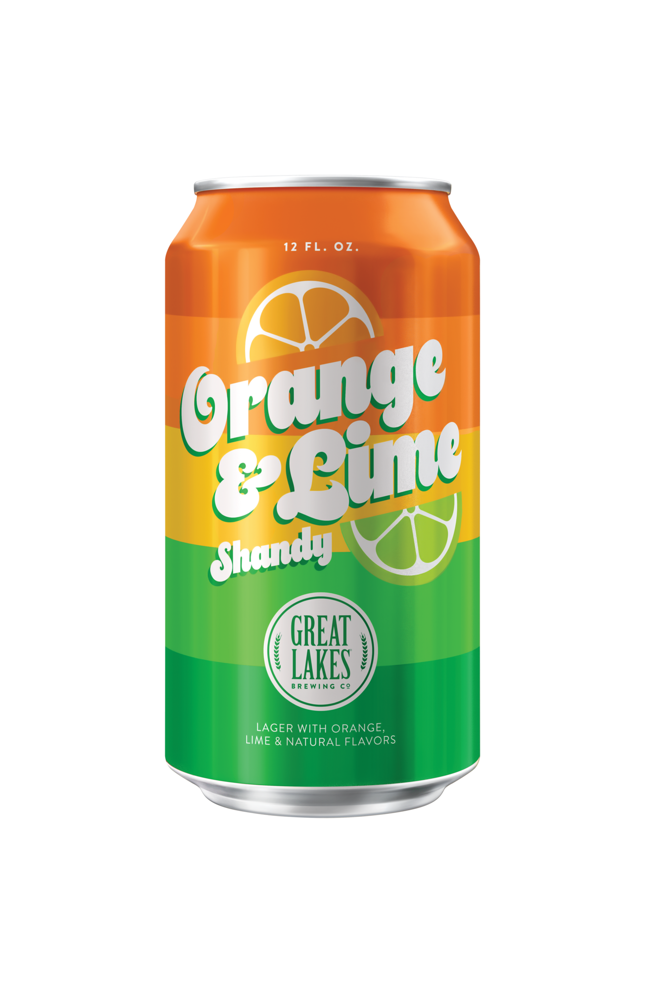 Great Lakes Orange & Lime Shandy beer Label Full Size