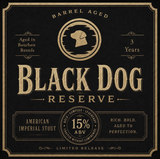 Black Dog Reserve beer
