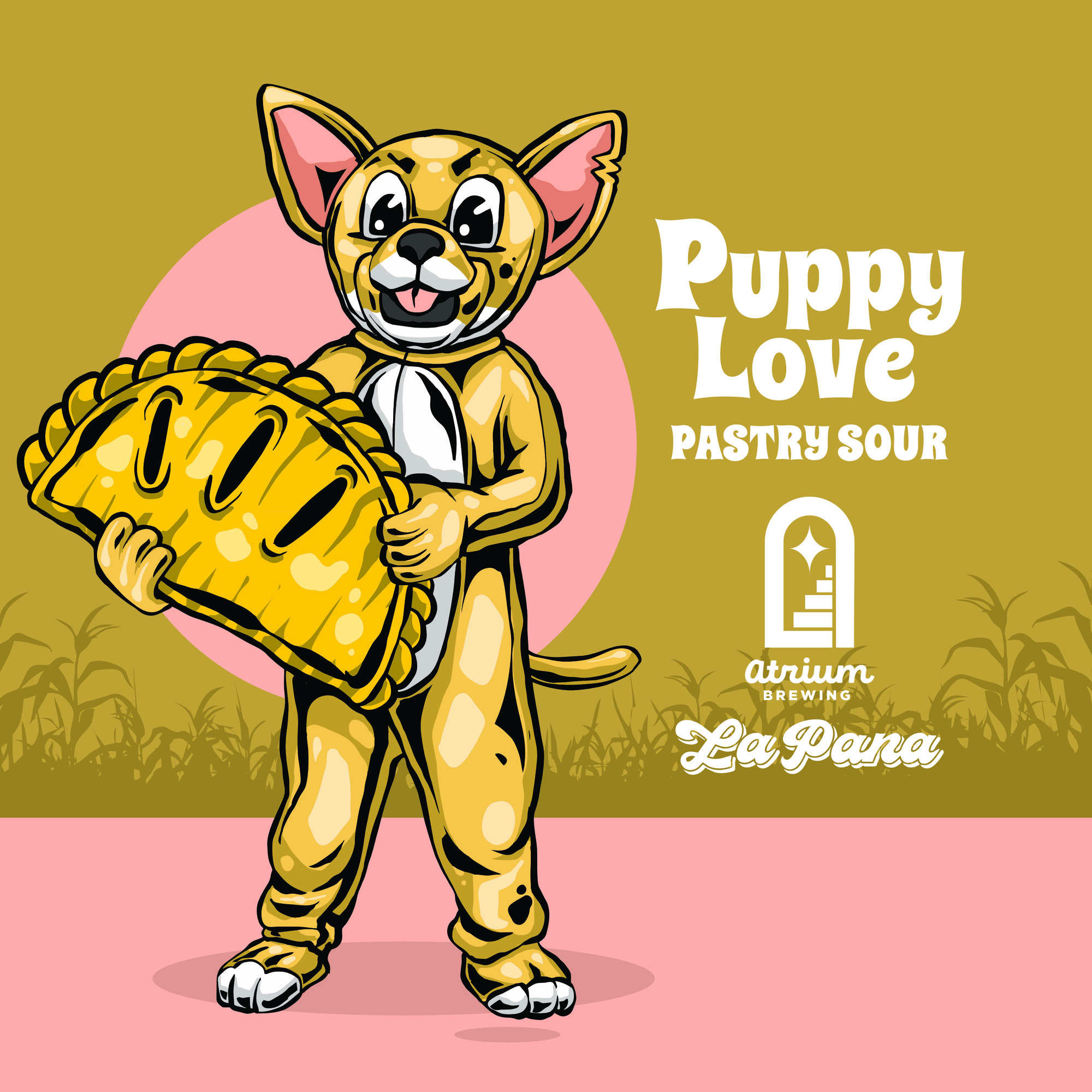 Atrium Puppy Love beer Label Full Size