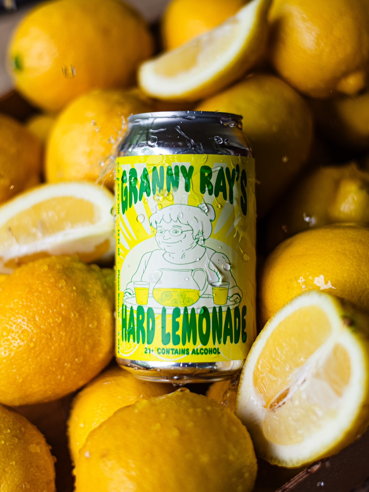 Redbeard Brewing Granny Ray's Frozen Lemonade beer Label Full Size
