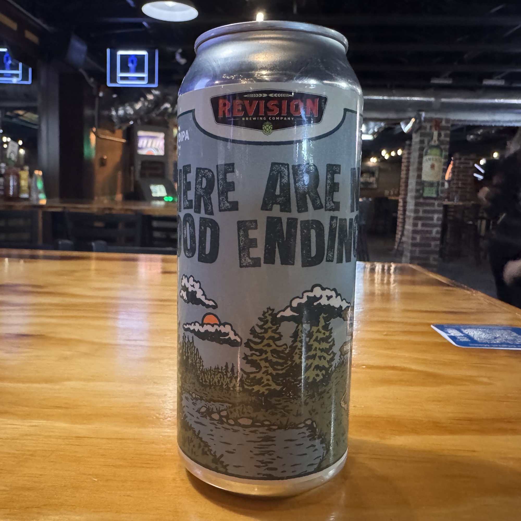 Revision There Are No Good Endings beer Label Full Size